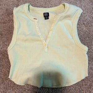 Urban Outfitters Neon Yellow/Green crop top